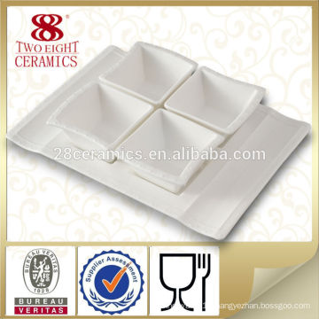 porcelain platter, fine porcelain tableware white porcelain